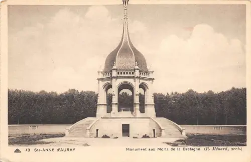 BR7632 Ste Anne d Auray Monument aux Morts de la Bretagen france