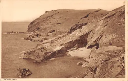 uk27411 tintagel cove real photo uk
