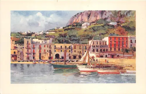B38176 Capri Mariana grande L`approdo italy