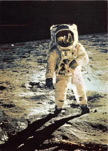 B57260 espace space Apollo XI La Conquet de la Lune Aldrin sur la Lune