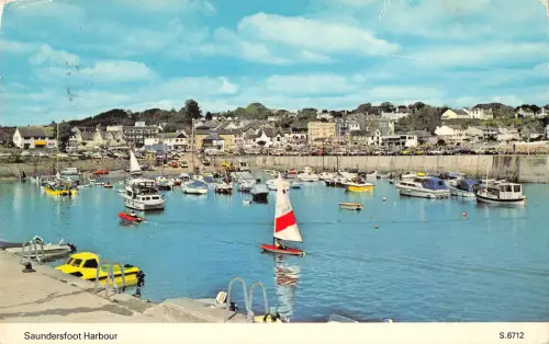 uk10584 saundersfoot harbour wales uk