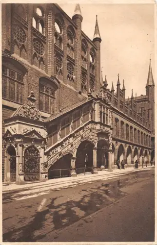 B98230 rathaus zu lubeck mit renaissancetreppe germany