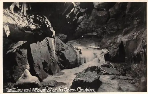 uk52397 diamond stream goughs cove cheddar echtfoto uk