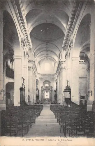 BF6052 interieur de notre dame vitry le francois france Frankreich
