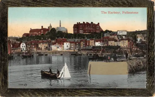 BF34224 the harbour folkestone uk front/back scan