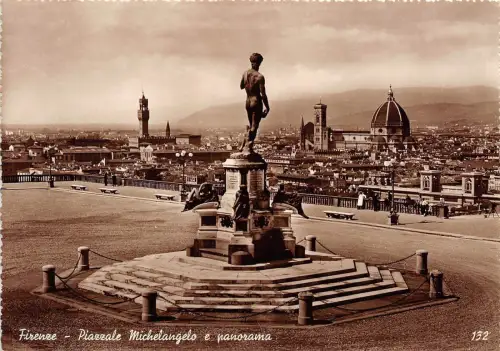 BR19065 Piazzale Michelangel e Panorama Firenze Italien