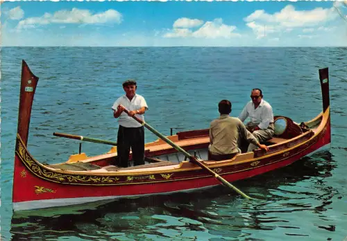 Lot152 Malta Boot Malteser Dghajsa Typen Folklore