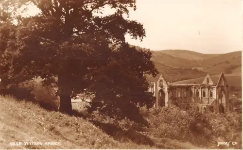 uk28052 tintern abbey wales real photo uk