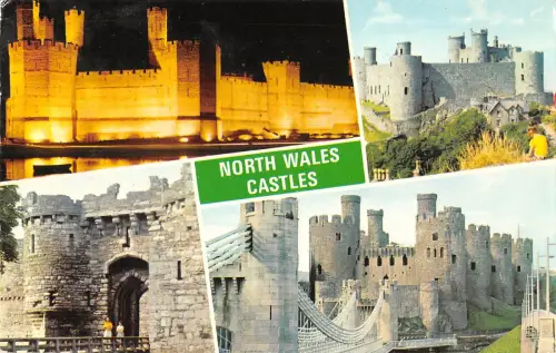 uk7098 north wales castles uk