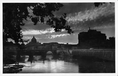 BG34601 castel sant angelo e tevere echtfoto roma italien