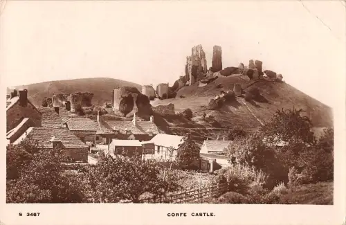 uk22914 corfe castle echtfoto uk