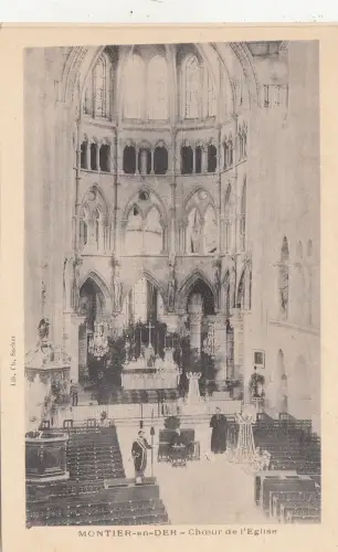 BF12462 montier en der choeur de l eglise france front/back image