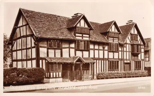 BR71053 Shakespeares Geburtsort Stratford upon Avon Echtfoto UK