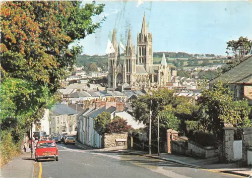 uk47294 truro cathedral from chapel hill uk