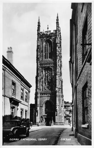 BR77341 Derby Kathedrale UK Echtfoto
