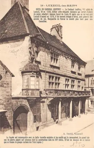 BF4252 hotel du cardinal ouffroy luxeuil les bains france