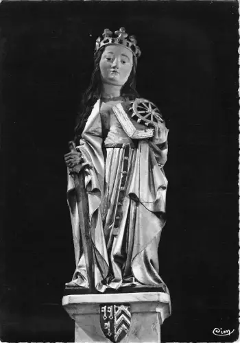 BR6893 Wirshafte Skulptur Ste Katharina Postkarte Frankreich