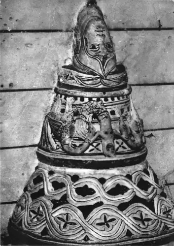 BG2826 bas de colonne chauvigny vienne eglise saint pierre CPSM 14x9,5cm Frankreich