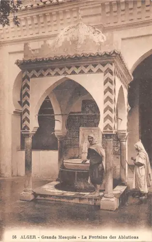 BF8573 algeria grande moschee la fontaine des ablutions types Algerien