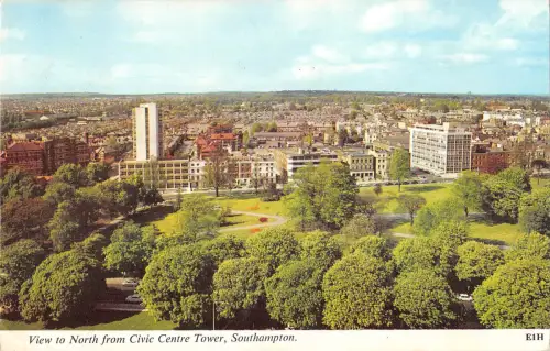 uk11327 civic center tower southampton uk