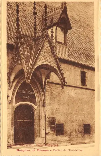 BF3873 hospices de beaume portail de l hotel dieu france