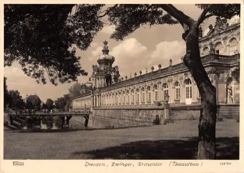 BG34506 dresden echtfoto zwinger kronentor deutschland
