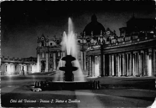 BG3239 citta del vaticano piazza s pietro e basilika Vatikan KPSM 15x9,5cm Italien