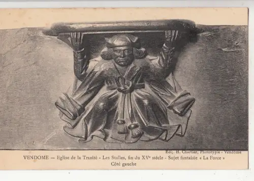 BF12348 sujet fanttaisie eglise de la trinite vendome france front/back image