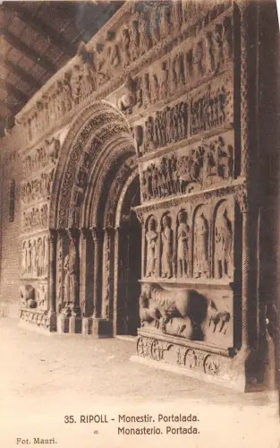 BR36962 Ripoll Monestir Portalada Italien