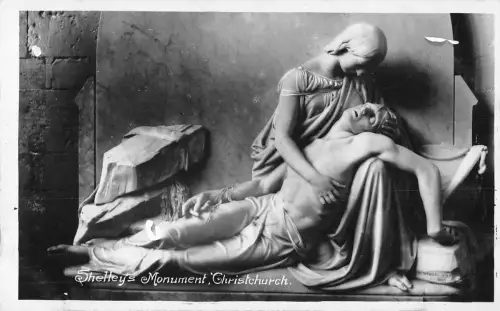 uk27882 shelleys monument christchurch real photo uk