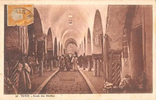 BF8483 tunesia souk des etoffes Tunesien