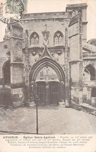 BF10250 avignon eglise saint agricol france Frankreich