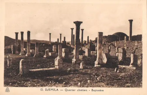 BR46184 Qiartier chretien baptistere Djemila Algerien