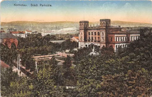 B20453 Komotau Stadt Parksale tschechisch