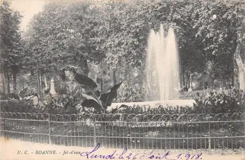 BF7798 roanne jet d eau france Frankreich