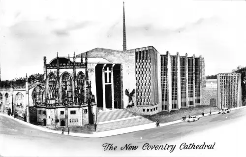 BR79888 the new coventry cathedral real photo uk