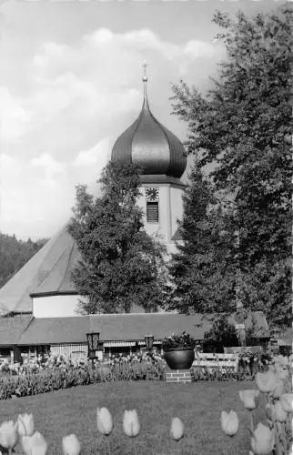 BG7853 hoherluftkurort hinterzarten kirchplatz idyllischer germany CPSM 14x9cm
