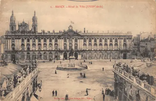 BF7304 hotel de ville nancy france Frankreich