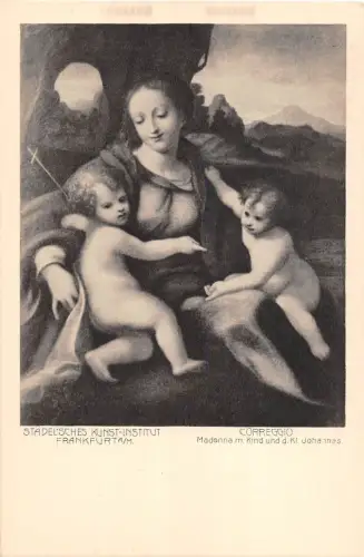 BF40683 correggio stadelsches kunst institut frankfurt vierges jungfrau stechpalme lady