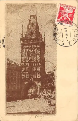 BT1971 Prasna Brana dle leptu z cyklu praha prag prag Tschechien
