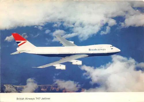 B71838 British Airways 747 Jetliner Great Britan