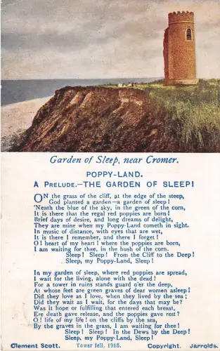 uk40494 garden of sleep near cromer uk