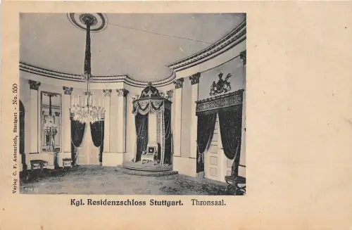 B66404 Deutschland Kgl Residenzschloss zu Stuttgart Thronsaal