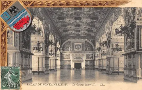 BR72089 la galerie henri II palais de fontainebleau france