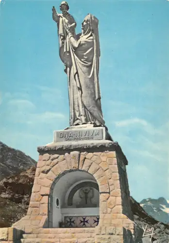 B108889 Frankreich Gavarnie Notre Dame des Neiges Statue