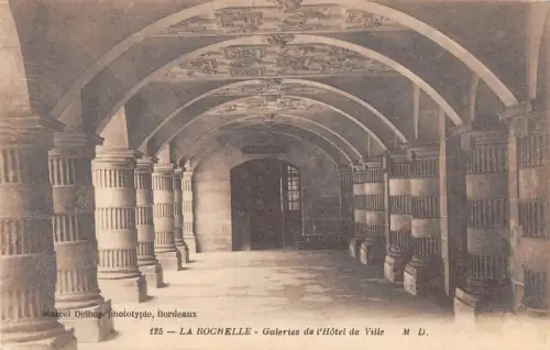 BR47347 La Rochelle galeries de l hotel de ville France