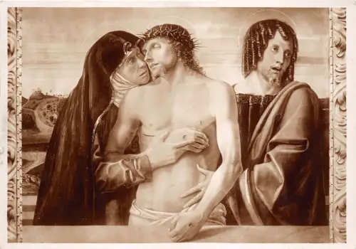 BR10957 Milano Giovanni Bellini Gesi Cristo morto Postkarte Italien
