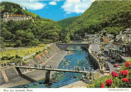 uk48764 river lyn lynmouth devon uk