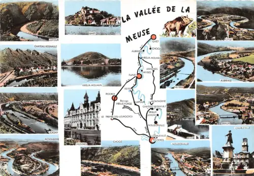 BR26900 Vallee de la Meuse Karte cartes geographiques Frankreich