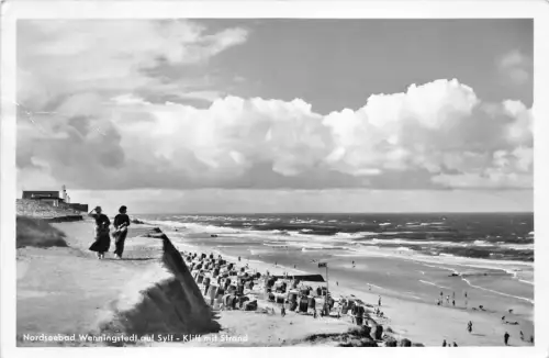 BG7825 nordseebad wenningstedt auf sylt kliff mit strang germany CPSM 14x9cm